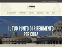 Tablet Screenshot of cubacenter.it